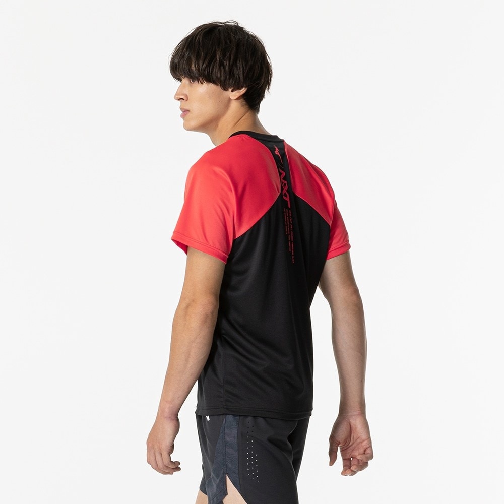 ミズノ（MIZUNO）（メンズ、レディース）陸上ウェア シャツ N-XTプラクティス 半袖Tシャツ U2MAB01596 速乾
