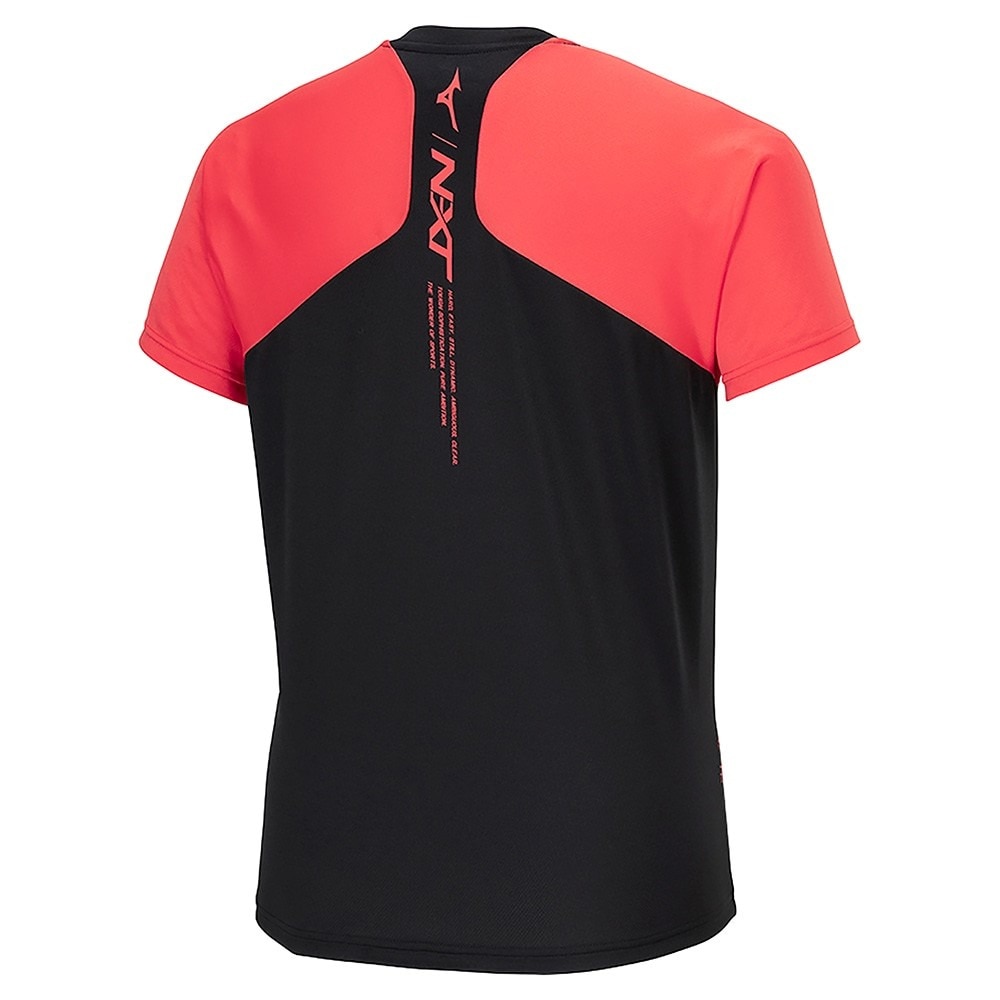ミズノ（MIZUNO）（メンズ、レディース）陸上ウェア シャツ N-XTプラクティス 半袖Tシャツ U2MAB01596 速乾