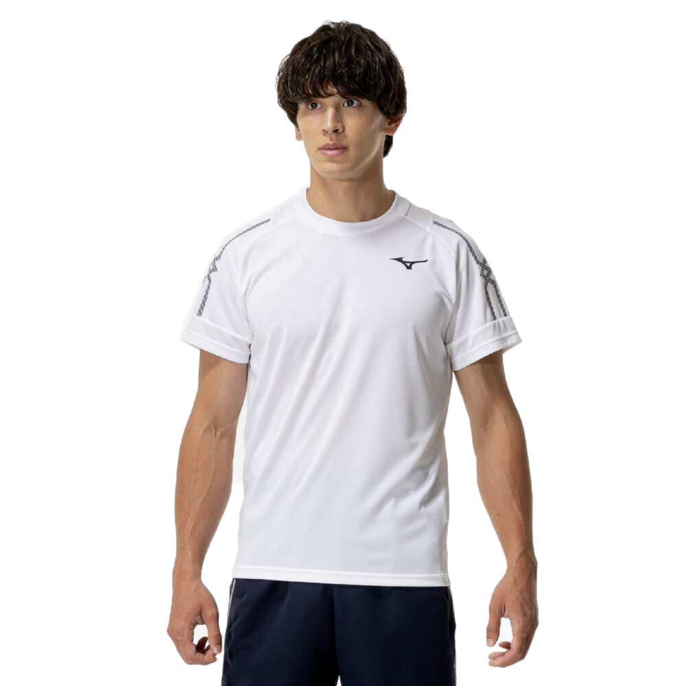 ミズノ（MIZUNO）（メンズ、レディース）陸上ウェア MCライン Tシャツ U2MACA0101
