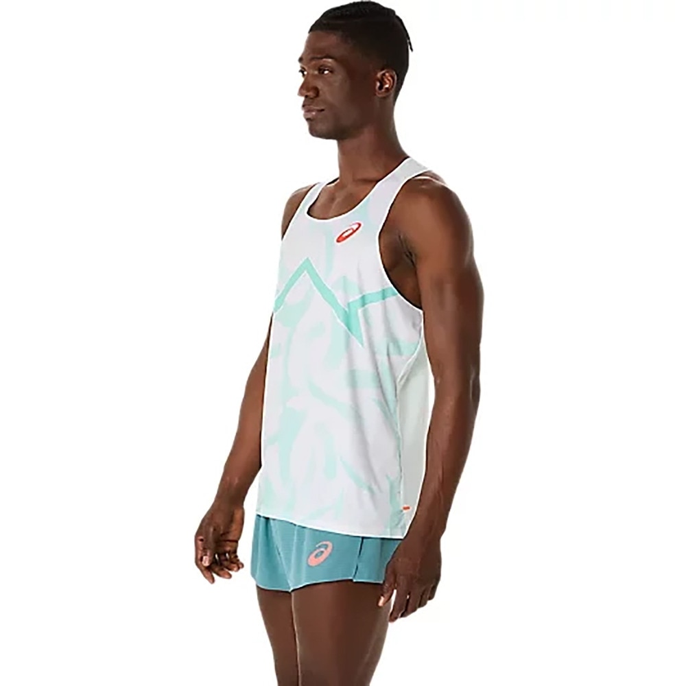 アシックス（ASICS）（メンズ）陸上ウェア シャツ クールグラフィックシングレット 2091A739.411