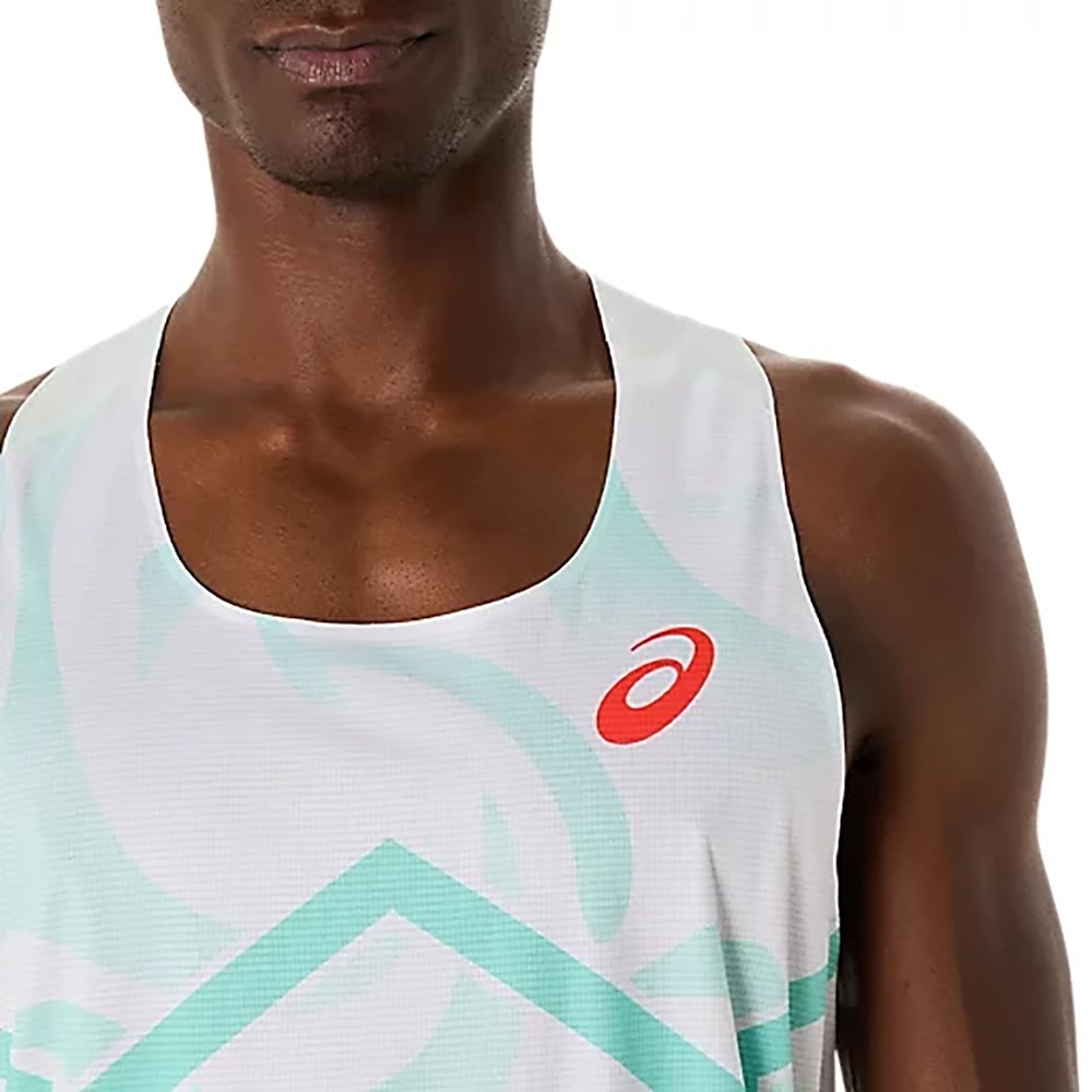 アシックス（ASICS）（メンズ）陸上ウェア シャツ クールグラフィックシングレット 2091A739.411