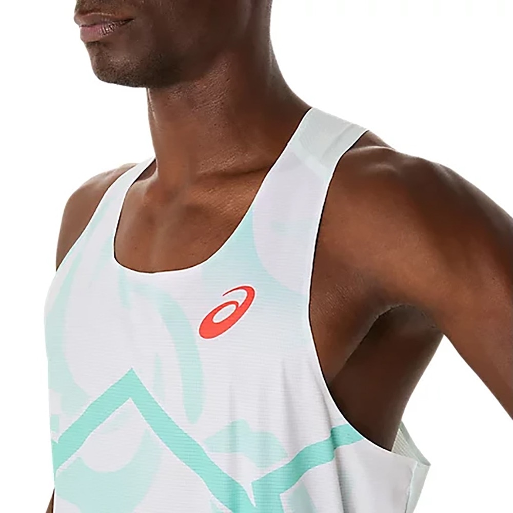 アシックス（ASICS）（メンズ）陸上ウェア シャツ クールグラフィックシングレット 2091A739.411