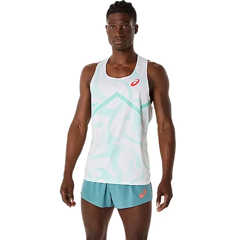 アシックス（ASICS）（メンズ）陸上ウェア シャツ クールグラフィックシングレット 2091A739.411
