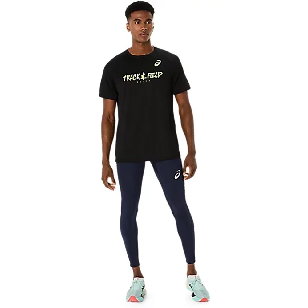 アシックス（ASICS）（メンズ）陸上ウェア トラックイベントグラフィック半袖シャツ 2091A750.001
