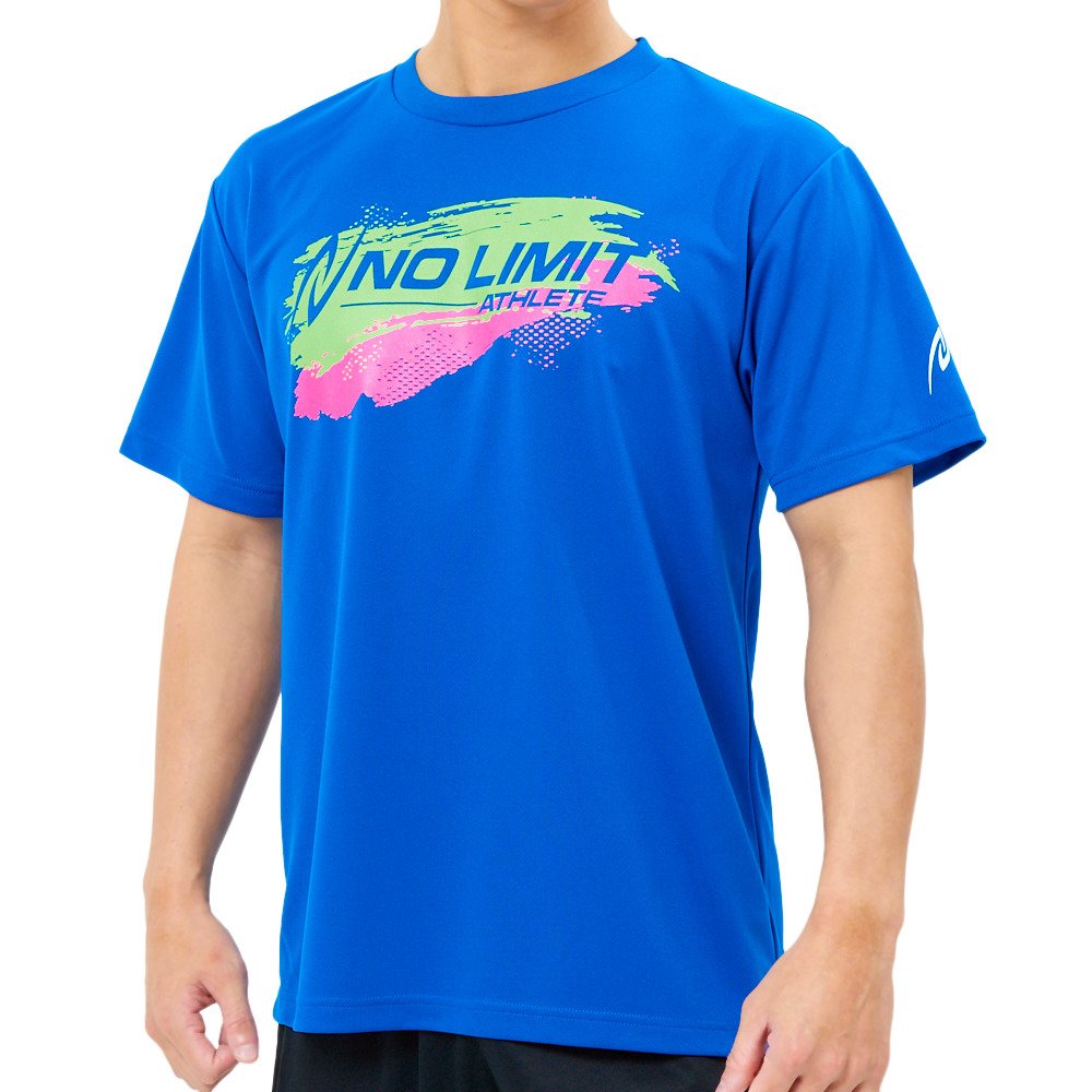 青いTシャツ Mサイズ 81.3 GO! GO! NIPPON!! ニシ・スポーツ（NISHI）（メンズ、レディース）陸上ウェア アスリート