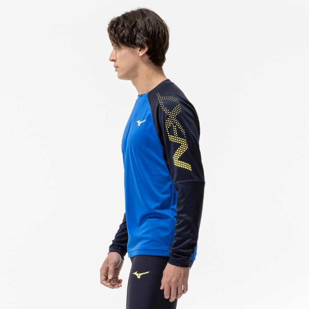 ミズノ（MIZUNO）（メンズ、レディース）陸上ウェア シャツ N-XTロングTシャツ 長袖 U2MAC50124