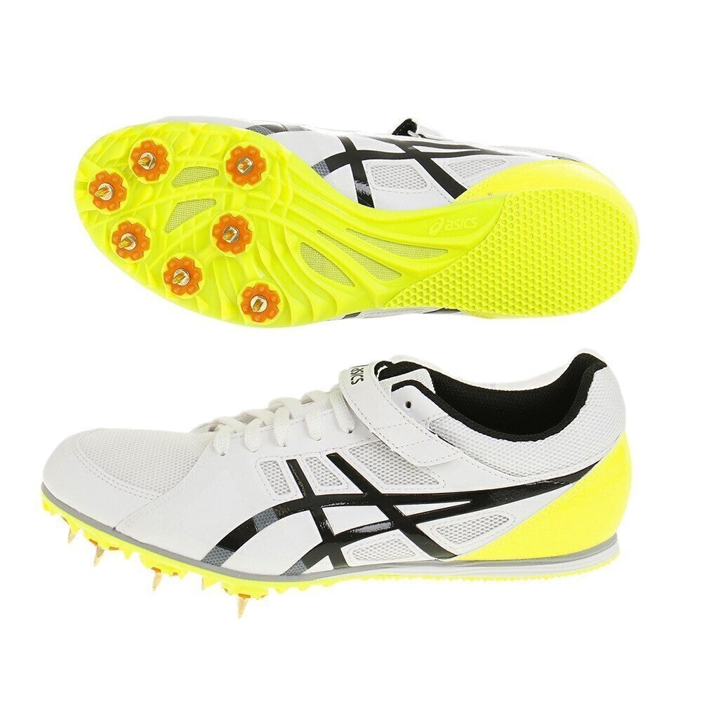 アシックス（ASICS）（メンズ）陸上スパイク オールウェザー・土トラック兼用 ヒートフラット HEATFLAT FR 7 TTP526.0190 付属品:BG