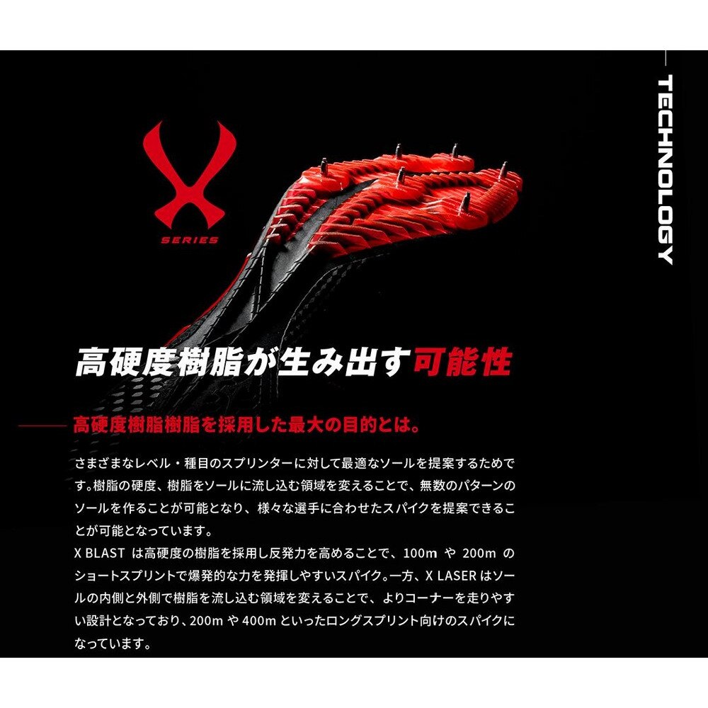 ミズノ（MIZUNO）（メンズ、レディース）陸上スパイク X レーザー ネクスト LASER NEXT U1GA210350 オールウェザートラック専用 ハードル★★★