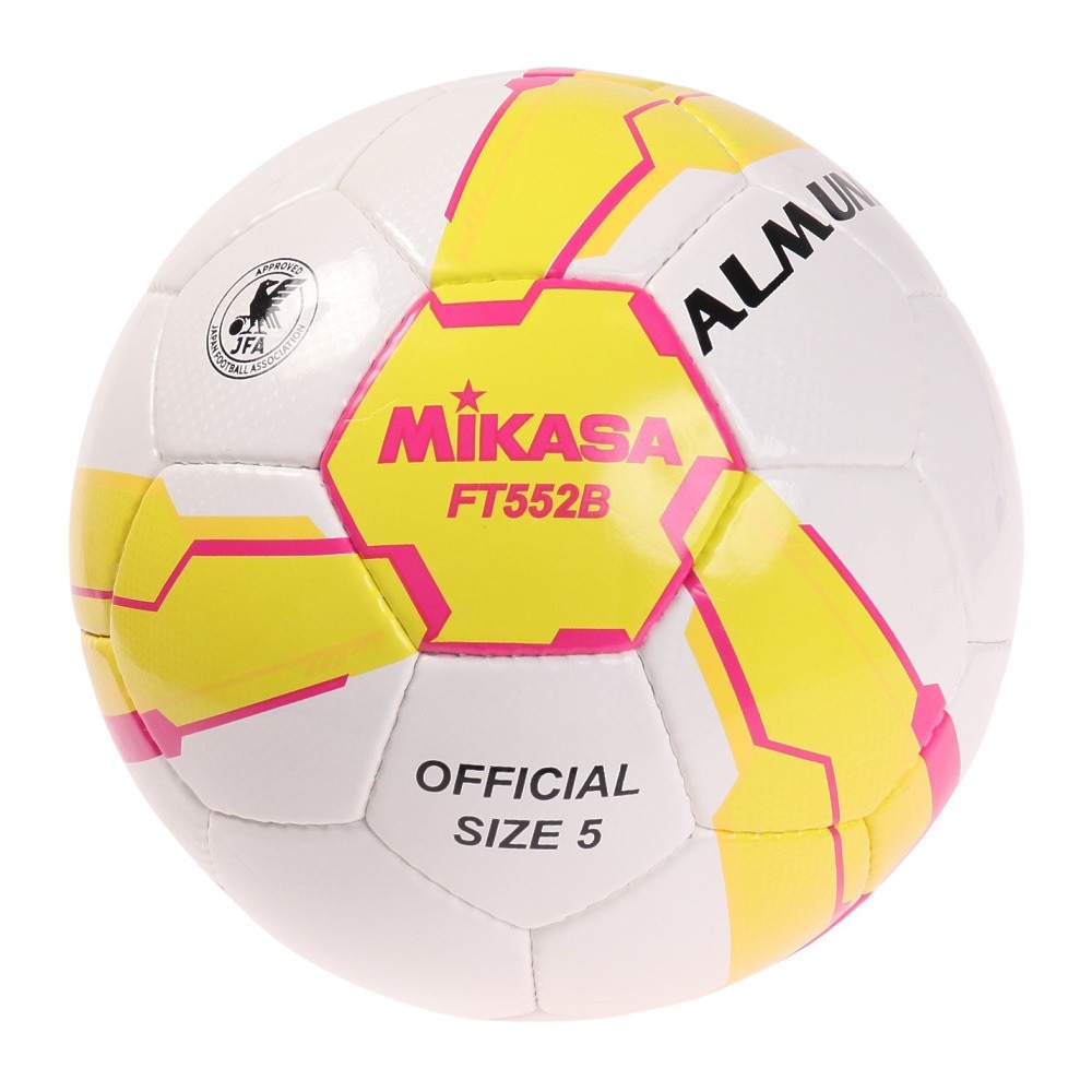ミカサ（MIKASA）（メンズ、レディース）サッカーボールALMUND 検定球5号 手縫い FT552B-YP