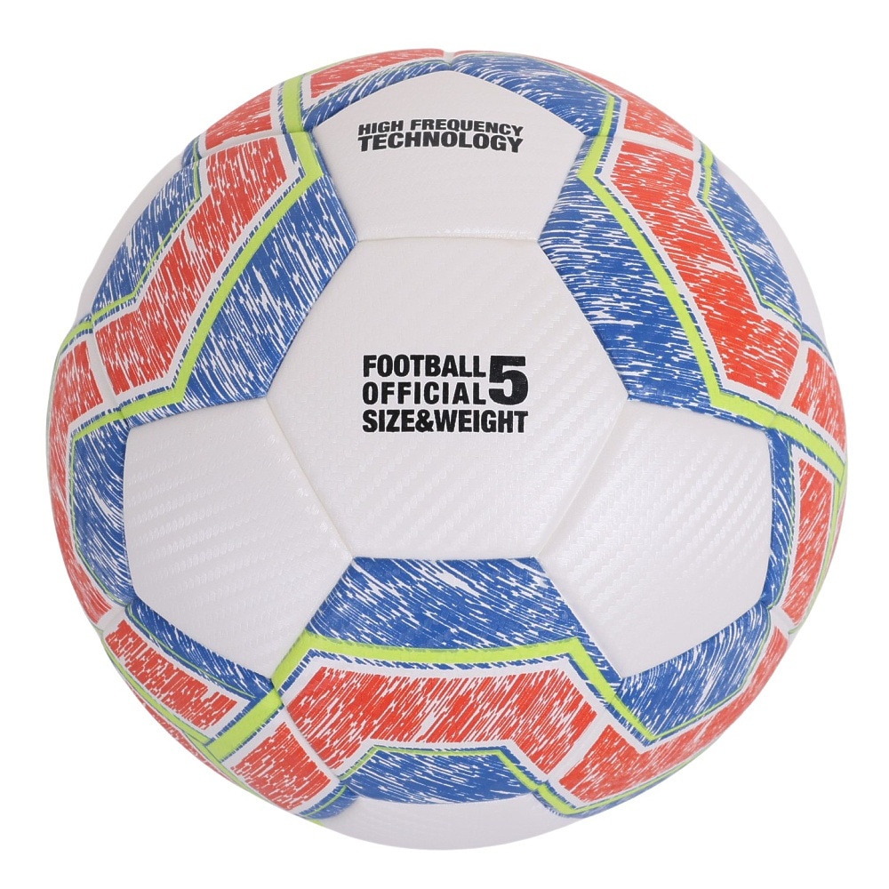 デュアリグ（DUARIG）（キッズ）サッカーボール 5号球 検定球 高周波 2S8667-AHBL-781IM WHBL