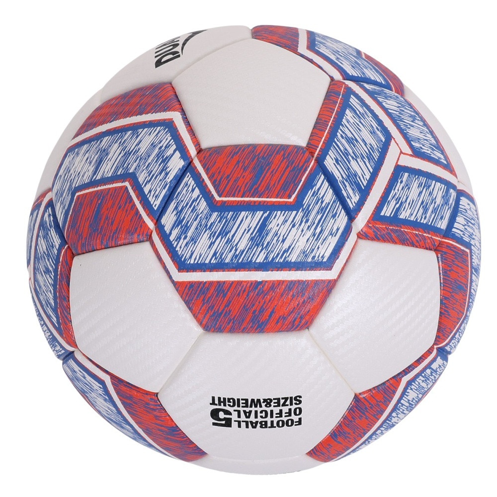 デュアリグ（DUARIG）（キッズ）サッカーボール 5号球 検定球 高周波 2S8667-AHBL-781IM WHRD