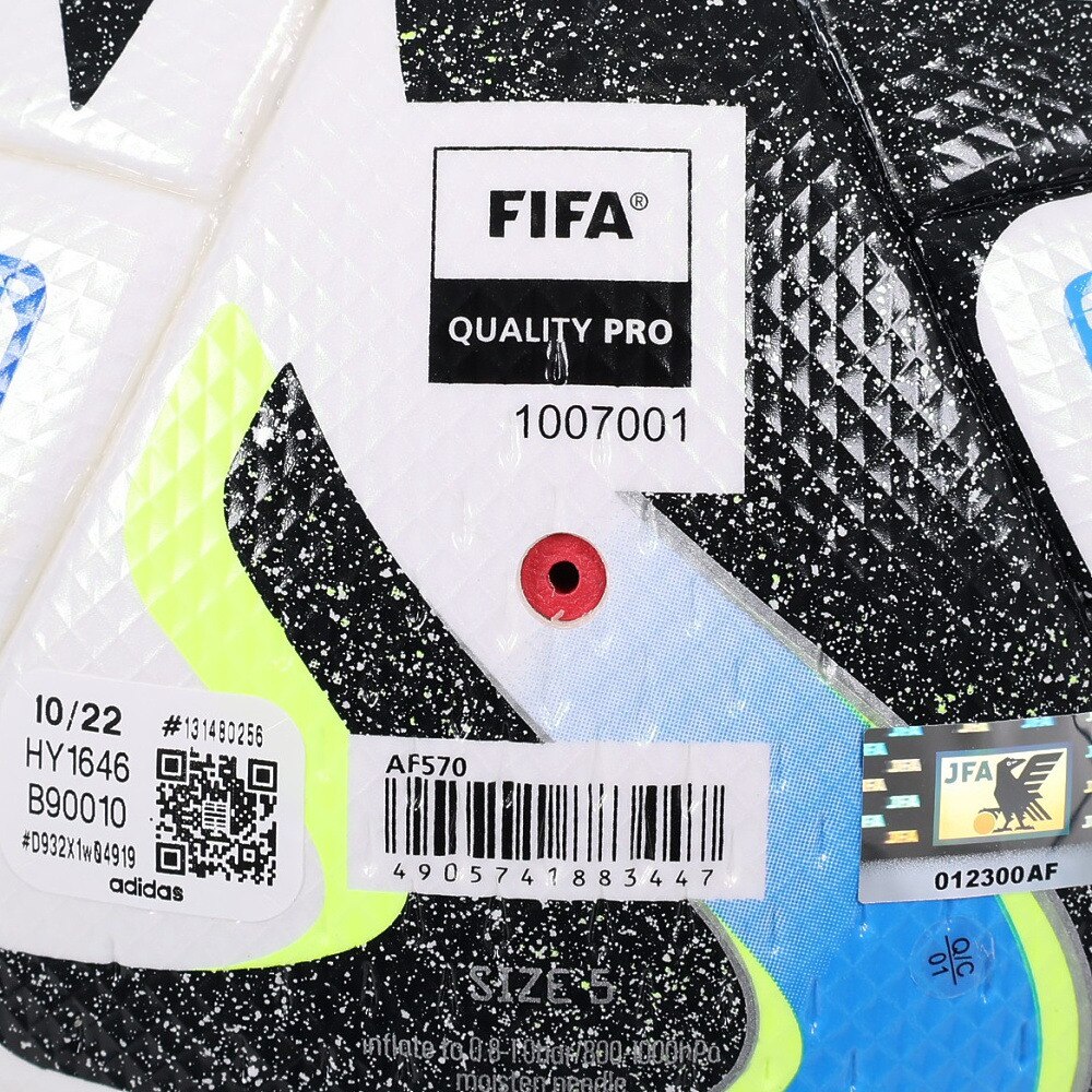 アディダス（adidas）（メンズ、レディース）サッカーボール 5号球 オーシャンズ プロ AF570 FIFA 女子ワールドカップ 2023 公式試合球