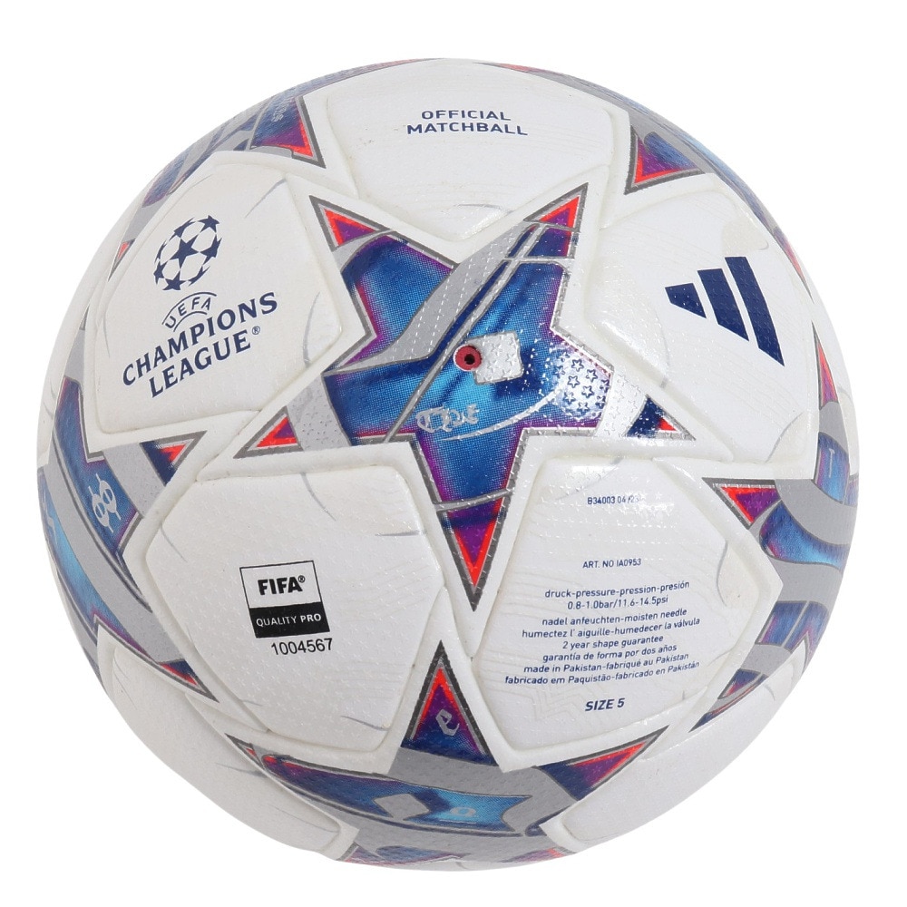 アディダス（adidas）（メンズ、レディース）サッカーボール 5号球 検定球 FINALE 23-24 PRO AF5400WSL