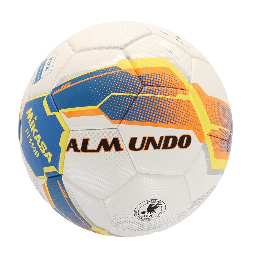 ミカサ（MIKASA）（メンズ、レディース）サッカーボール 5号球 検定球 ALMUNDO FIFA 貼り FT550B-BLY-FQP