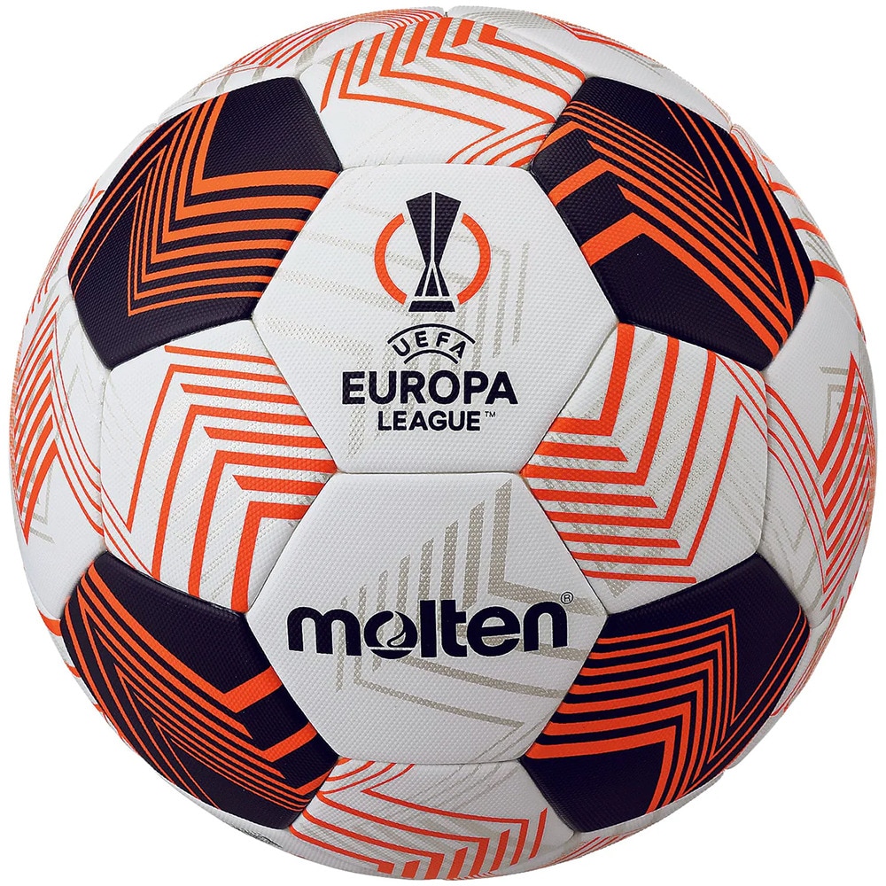 モルテン（molten）（メンズ）サッカーボール 5号球 検定球 UEFAヨーロッパリーグ 2023‐24 試合球 F5U5000-34