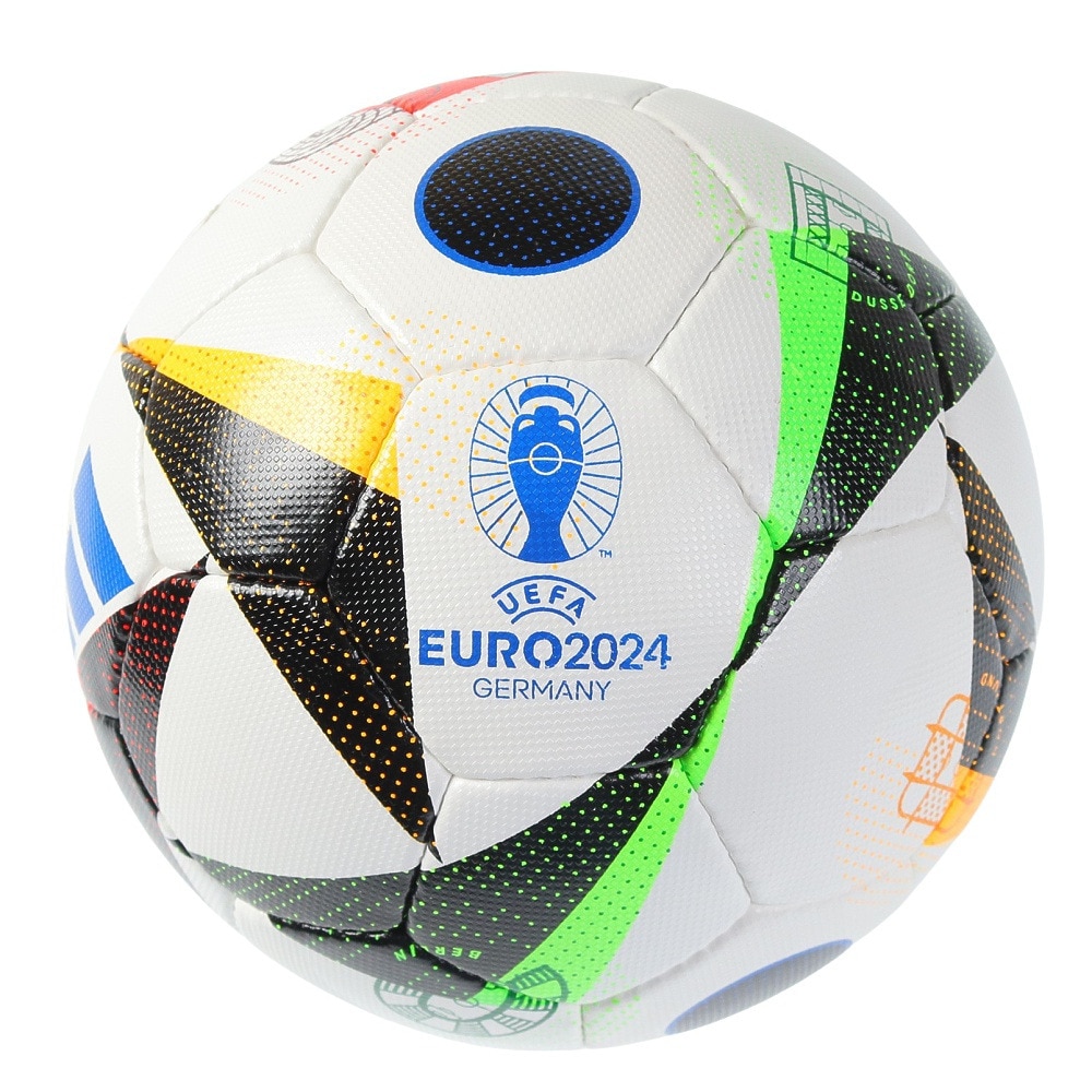 アディダス（adidas）（メンズ）サッカーボール 5号球 検定球 UEFA EURO2024 フースバルリーベ リーグ ルシアーダ AF592LU