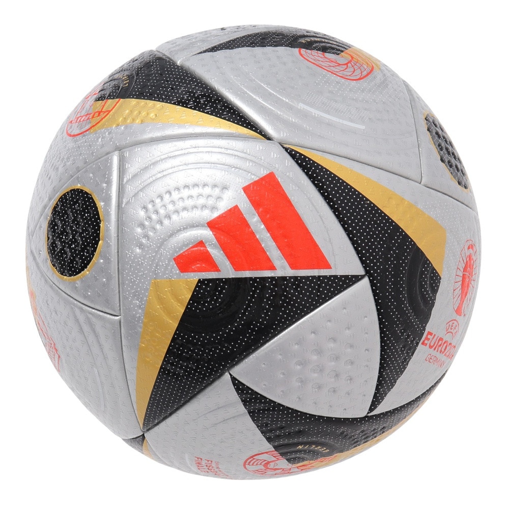 アディダス（adidas）（メンズ、レディース）サッカーボール 5号球 検定球 決勝球 ユーロ EURO2024 フースバルリーベ フィナーレ プロ AF590F