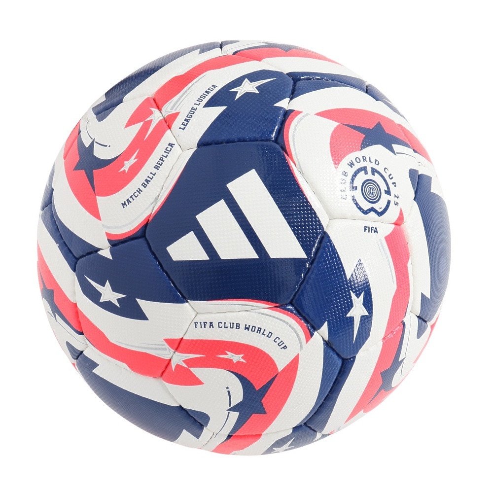 アディダス（adidas）（メンズ、レディース）サッカーボール 5号球 検定球 ムンディアル・デ・クルーベス FIFA25 リーグ ルシアーダ ADF512LU