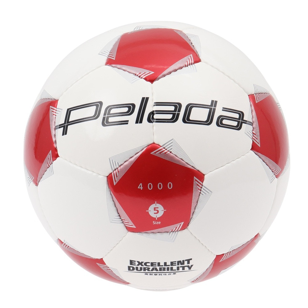 モルテン（molten）（メンズ）サッカーボール 5号球 検定球 ペレーダ4000 手縫い F5K4000-WR