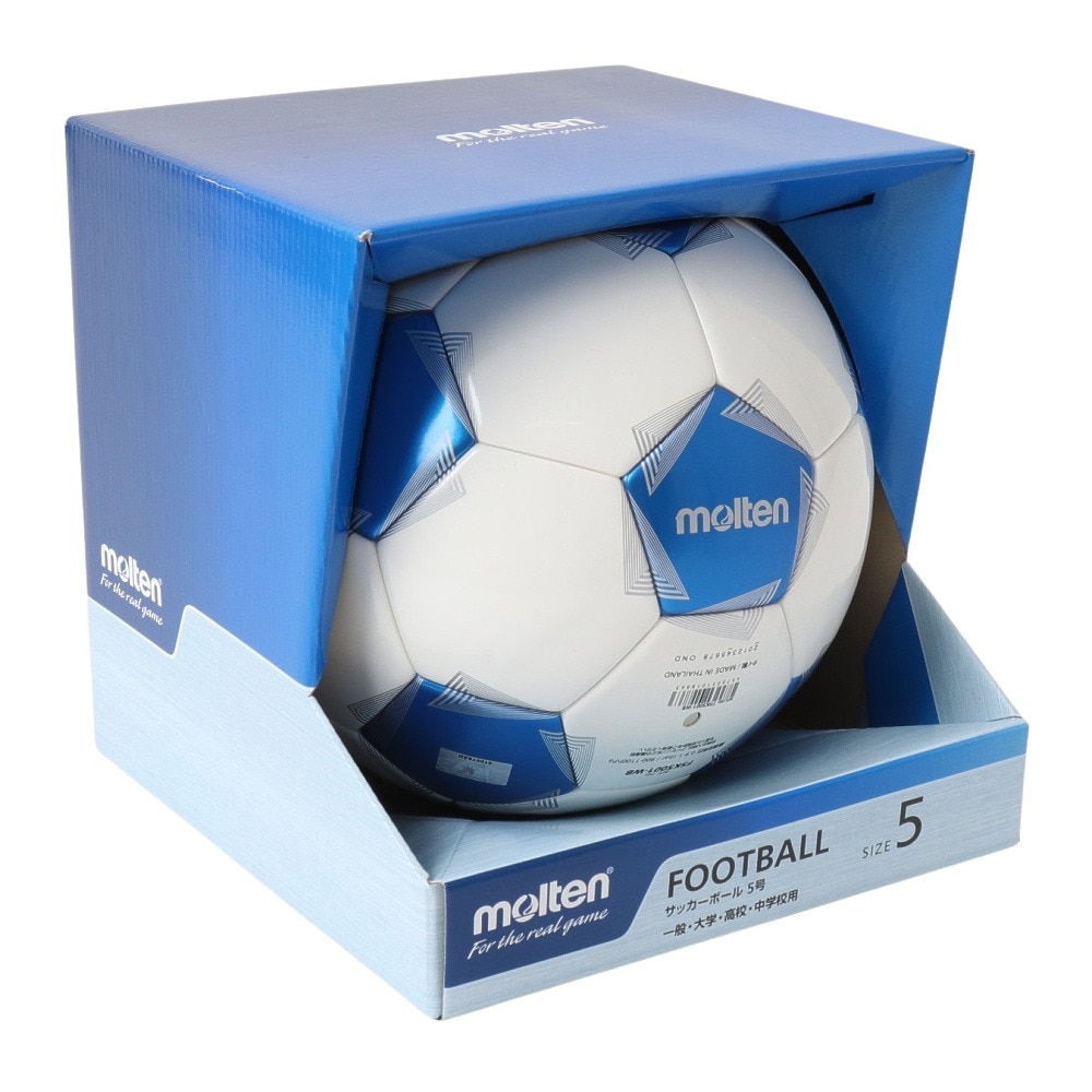 モルテン（molten）（メンズ）サッカーボール 5号球 検定球 ペレーダ5000 土用 F5K5001-WB