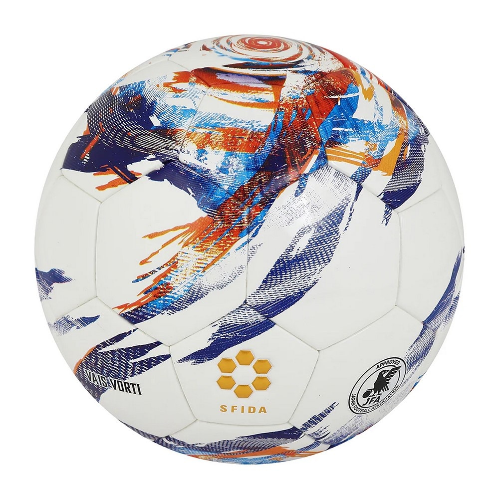 スフィーダ（SFIDA）（メンズ）【新商品】サッカーボール 5号球 検定球 VAIS VORTI SB-25VV02 WHT/BLU