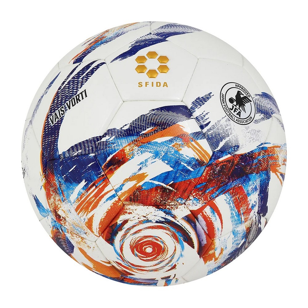 スフィーダ（SFIDA）（メンズ）【新商品】サッカーボール 5号球 検定球 VAIS VORTI SB-25VV02 WHT/BLU