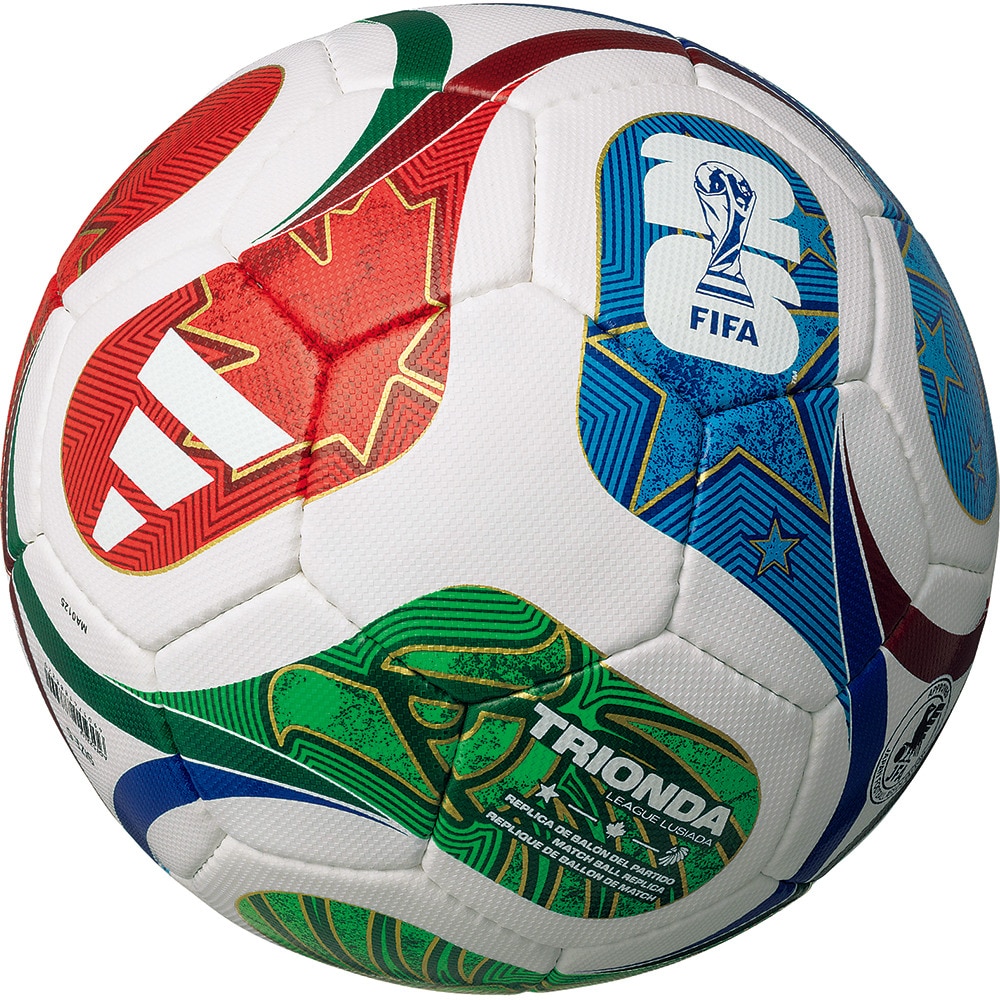 アディダス（adidas）（メンズ、レディース）サッカーボール 5号球 検定球 ワールドカップ2026 リーグ ルシアーダ ADF522LU
