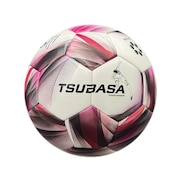 (メンズ、レディース)サッカーボール 5号球 検定球 TSUBASA SB-25TS03 WHT/RED