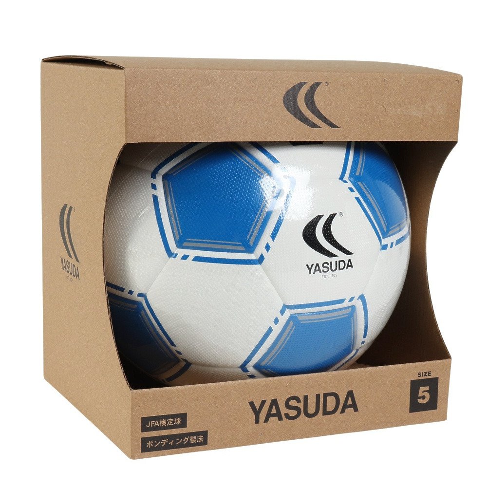 ヤスダ（YASUDA）（メンズ）サッカーボール 5号球 検定球 イレブン