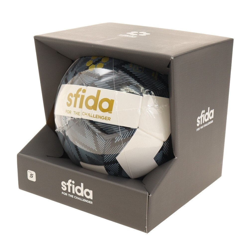 スフィーダ（SFIDA）（メンズ）サッカーボール 5号球 Noiser Ball 5 SB-21NS01 BLK 5