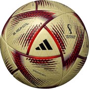 アディダス（adidas）（メンズ、レディース）サッカーボール 5号球 FIFA2022 ワールドカップ 決勝 試合球 アル・ヒルム プロ サーマルボンディング 芝向き AF560