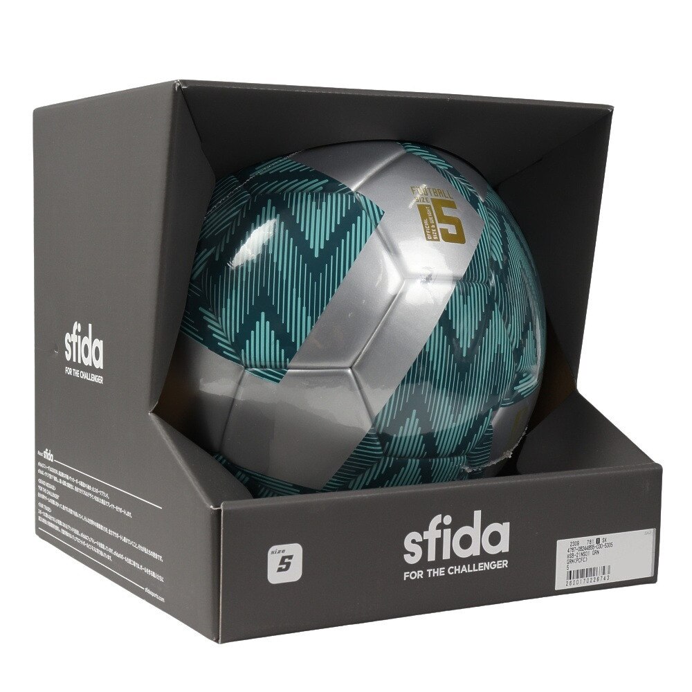 スフィーダ（SFIDA）（メンズ）サッカーボール 5号球 Noiser Ball 5 SB-21NS01 GRN