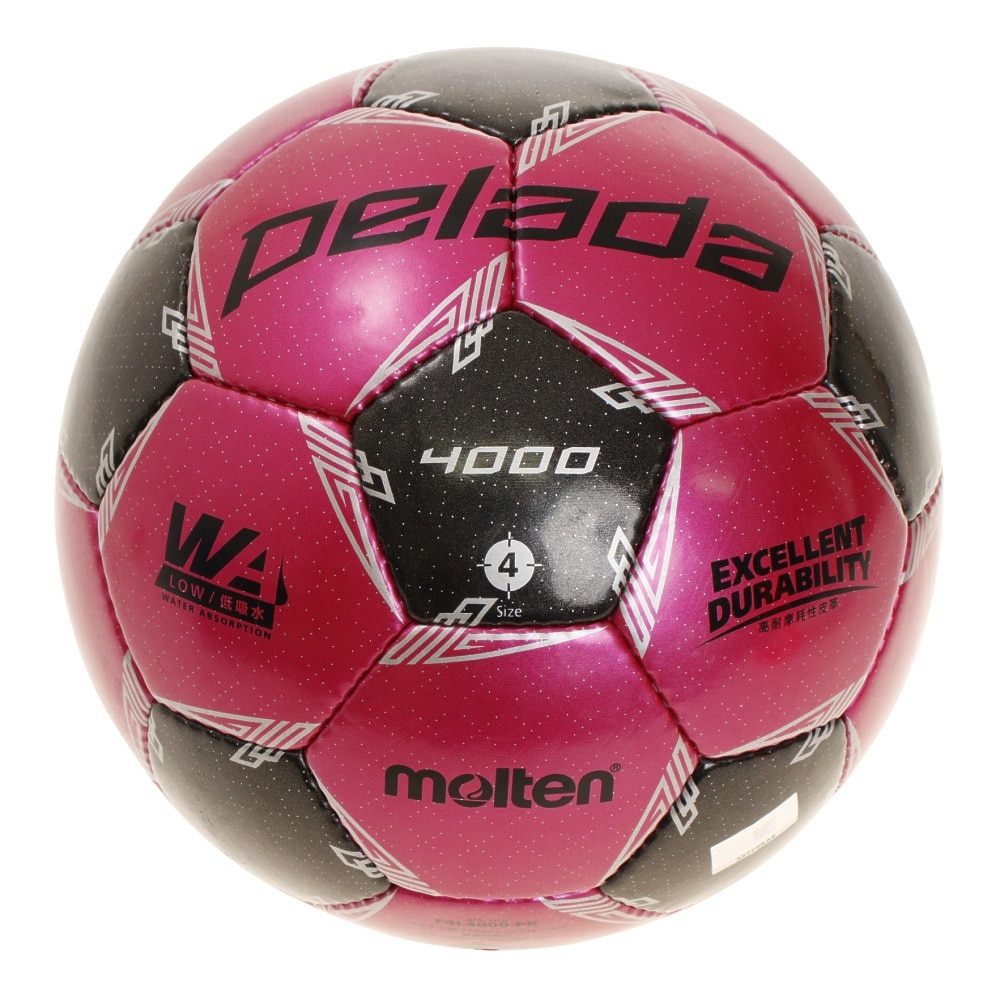 モルテン（molten）（キッズ）サッカーボール 4号球 (小学校用) 検定球 ペレーダ4000 F4L4000-PK 自主練