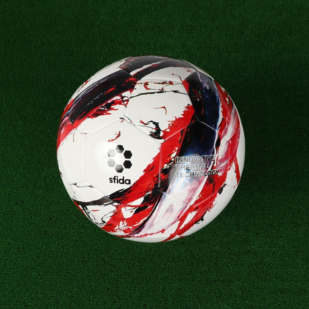 スフィーダ（SFIDA）（キッズ）ジュニア サッカーボール 4号球 ヴァイス ULTIMO SB-21VU04 WHT/RED  スポーツ用品はスーパースポーツゼビオ