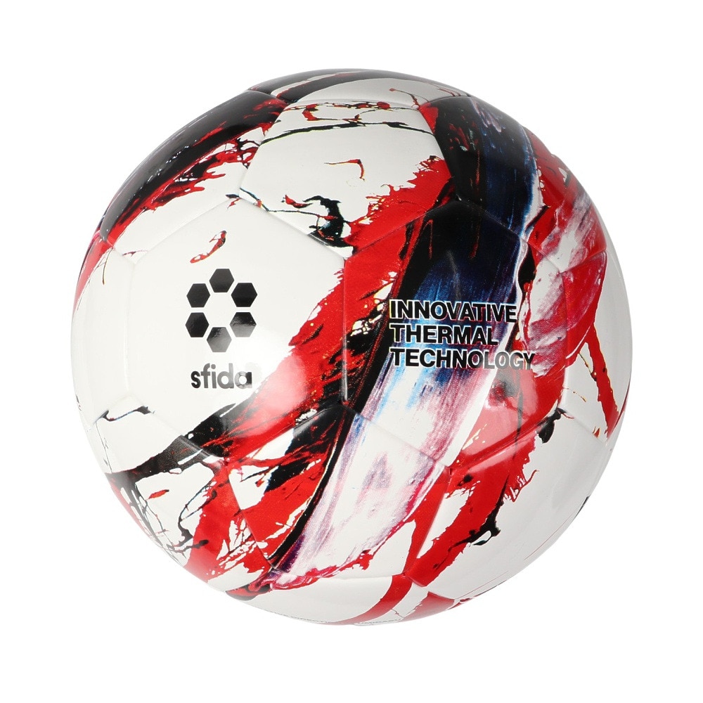 スフィーダ（SFIDA）（キッズ）ジュニア サッカーボール 4号球 ヴァイス ULTIMO 4 SB-21VU04 WHT/RED 4