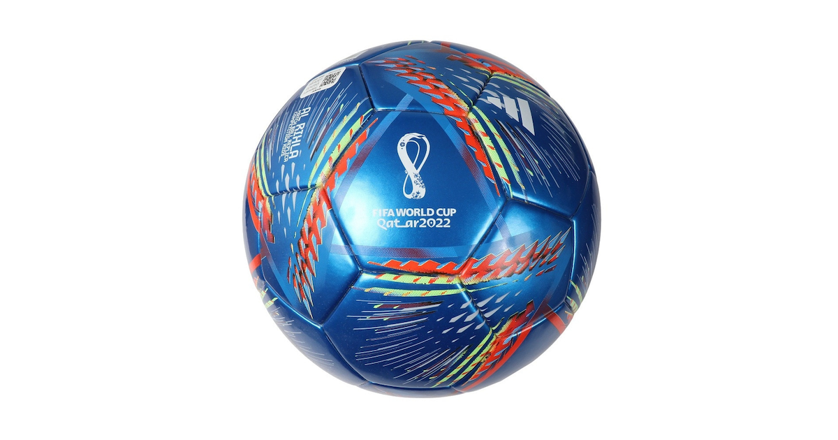 アディダス｜サッカーボール 4号球 アル・リフラ コンペティション キッズ 青色 AF451B - マリン、ウィンタースポーツ用品はヴィクトリア