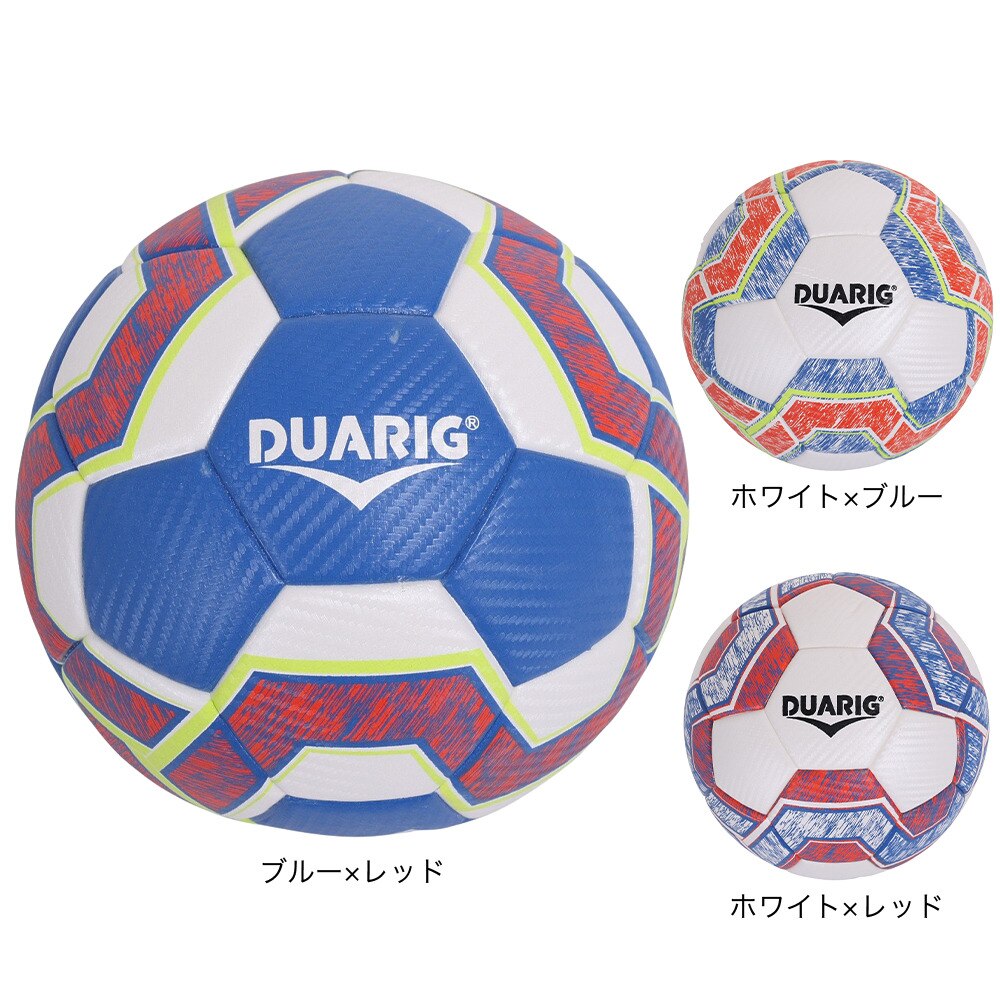 デュアリグ（DUARIG）（キッズ）サッカーボール 4号球 検定球 高周波 2S8668-AHBL-781IM WHBL