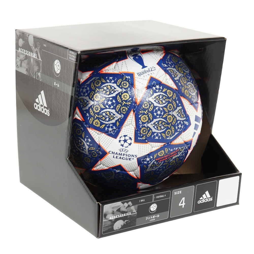 アディダス（adidas）（キッズ）サッカーボール 4号球 検定球 フィナーレ イスタンブール リーグ ルシアーダ AF4401ISB
