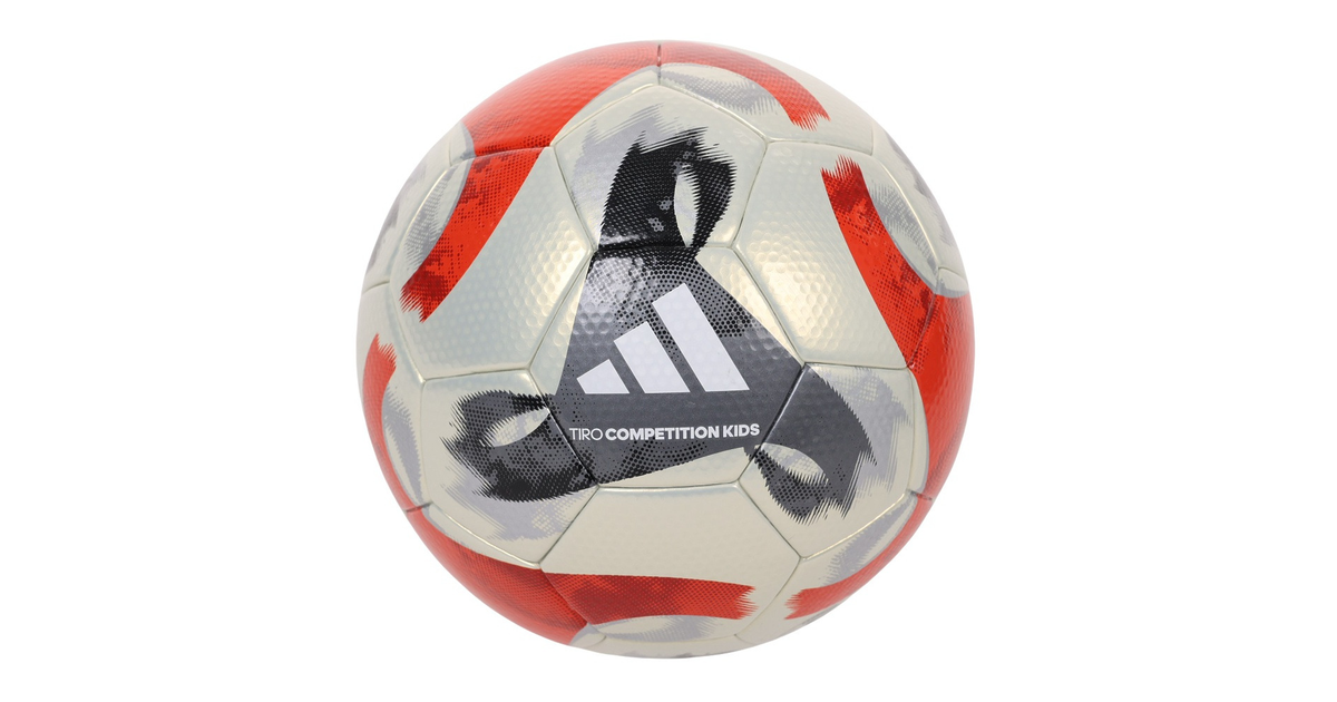 アディダス（adidas）（キッズ）サッカーボール 4号球 検定球 TIRO コンペティションキッズ AF4713GBK  スポーツ用品はスーパースポーツゼビオ