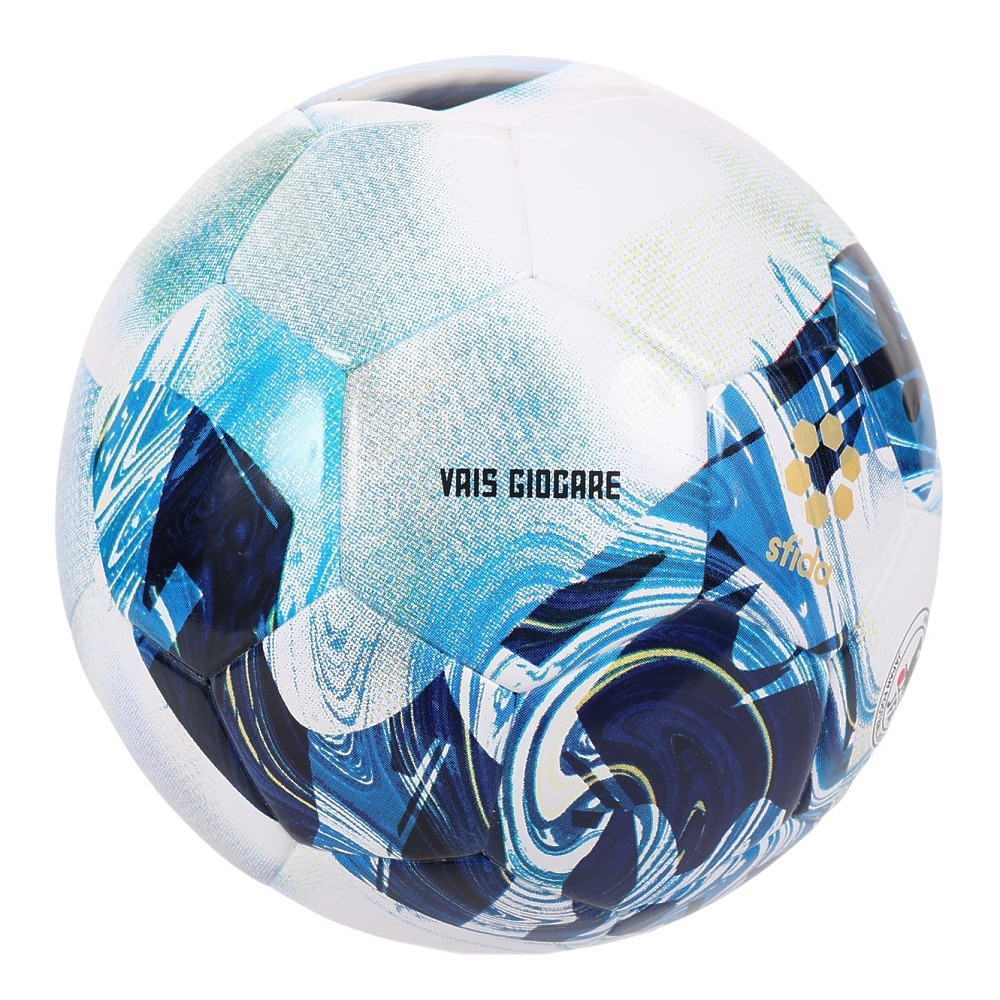 スフィーダ（SFIDA）（キッズ）ジュニア サッカーボール 4号球 検定球 VAIS GIOCARE JR SB-23VG03 WHT/BLU