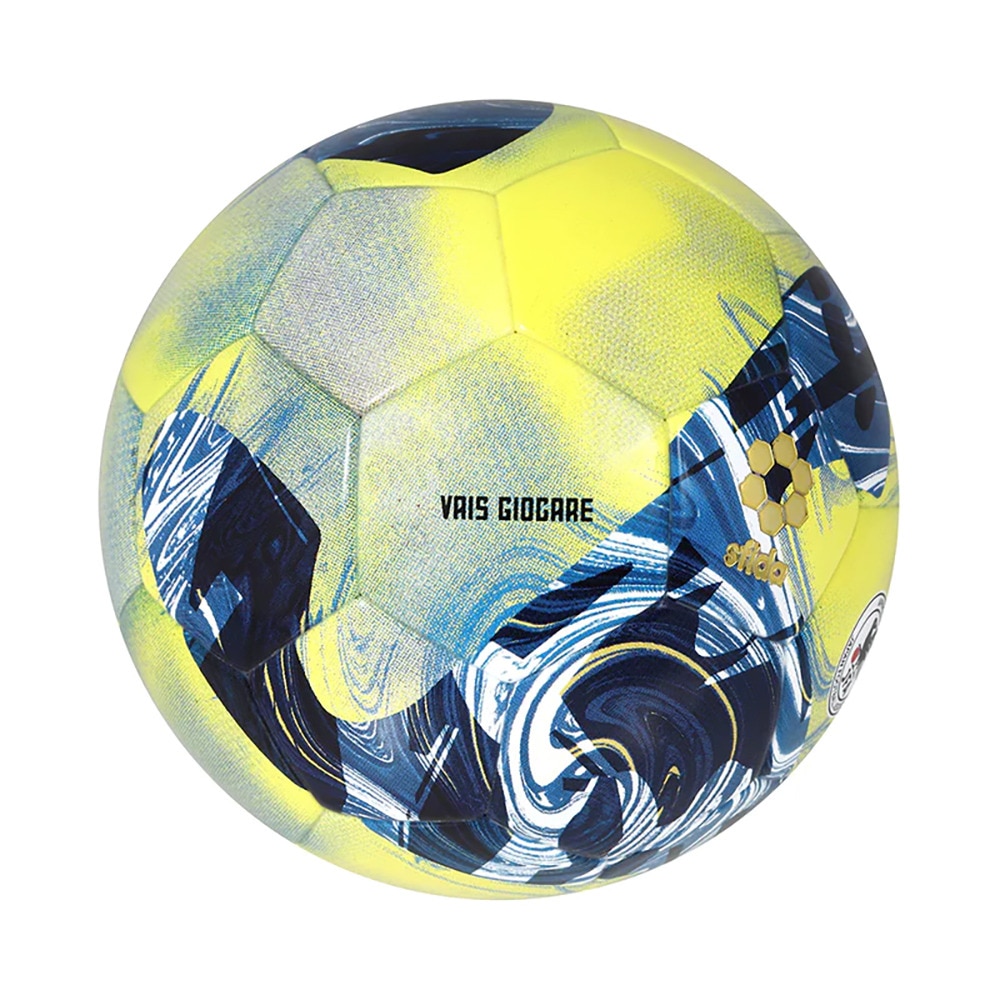 スフィーダ（SFIDA）（キッズ）ジュニア サッカーボール 4号球 検定球 VAIS GIOCARE JR SB-23VG03 YEL/BLU