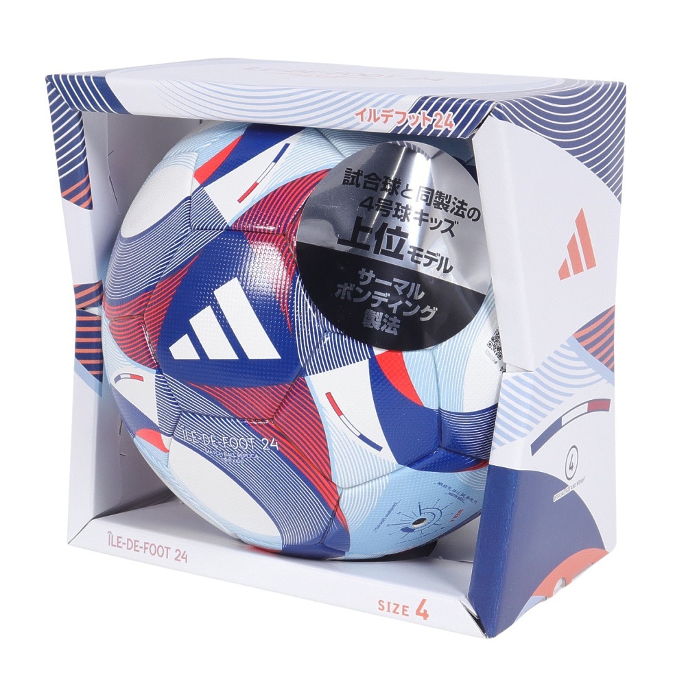 アディダス（adidas）（キッズ）キッズ サッカーボール 4号球 検定球 FIFA24 スペシャルエディション AF485