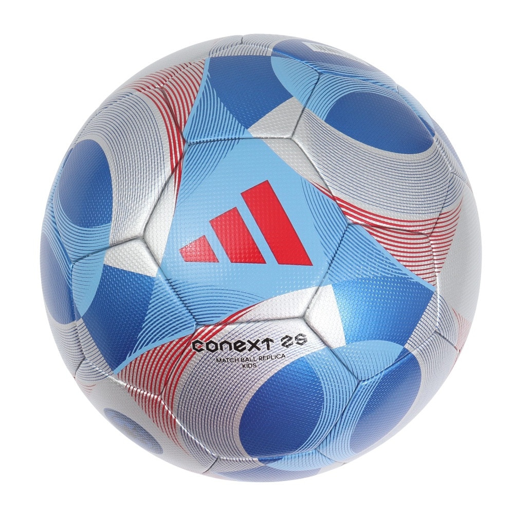 アディダス（adidas）（キッズ）ジュニア サッカーボール 4号球 検定球 FIFA2025 コネクト25 アオ ADF400B