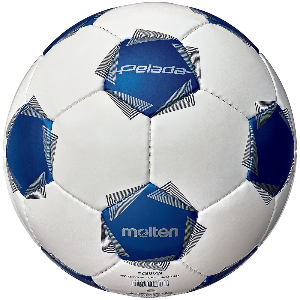 モルテン（molten）（キッズ）サッカーボール 4号球 検定球 ペレーダ3000 シロ×アオ F4K3000-WB