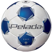 (キッズ)サッカーボール 4号球 検定球 ペレーダ3000 シロ×アオ F4K3000-WB