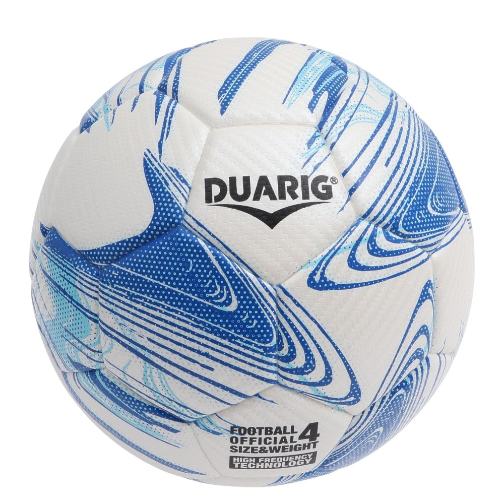デュアリグ（DUARIG）（キッズ）サッカーボール 4号球 検定球 高周波 5S0002-AHBL-781IM WxBLU
