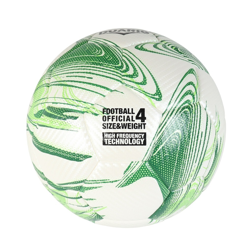デュアリグ（DUARIG）（キッズ）検定球 高周波サッカーボール4号球 5S0002-AHBL-781IM WxGRN