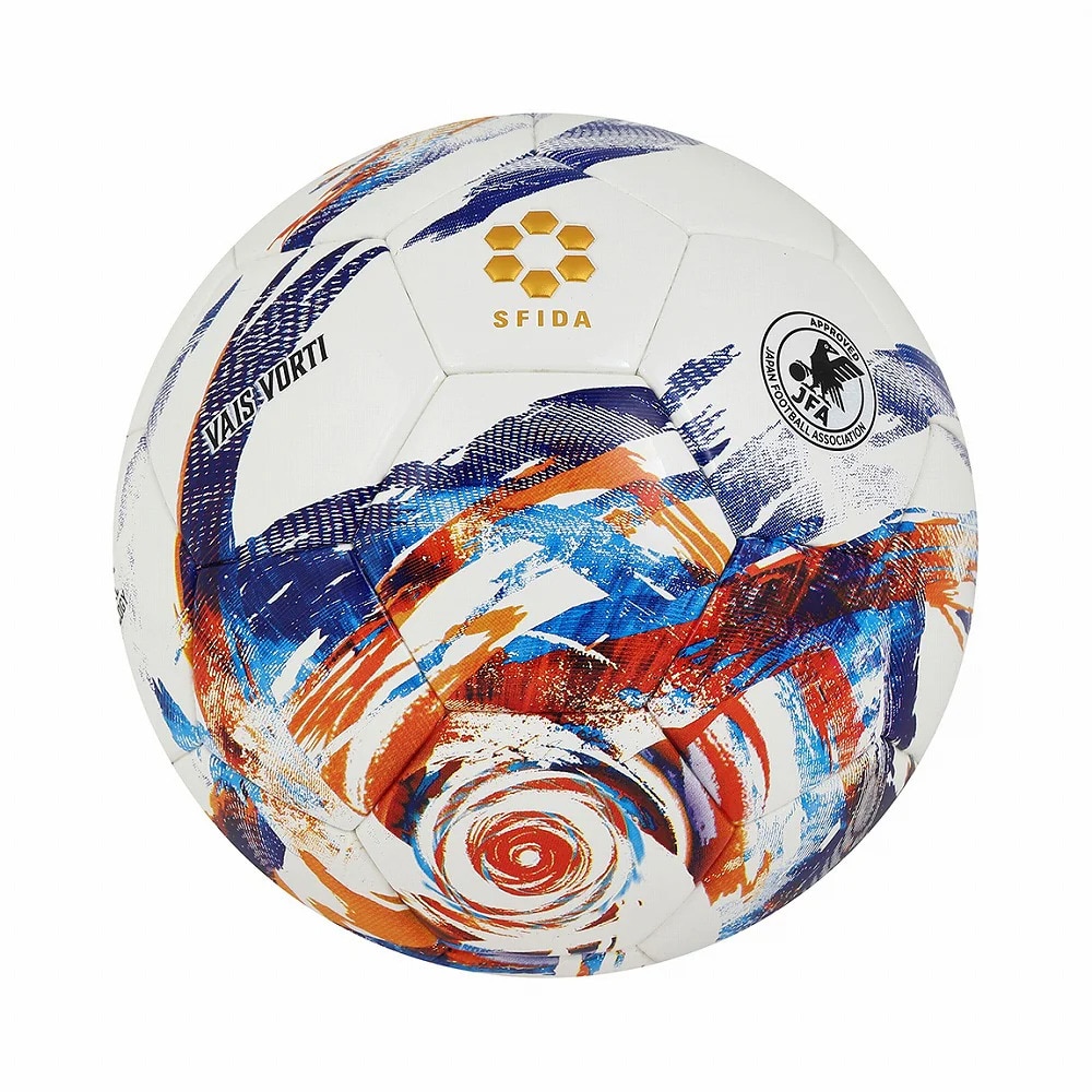 スフィーダ（SFIDA）（キッズ）【新商品】サッカーボール 4号球 検定球 VAIS VORTI JR SB-25VV03 WHT/BLU