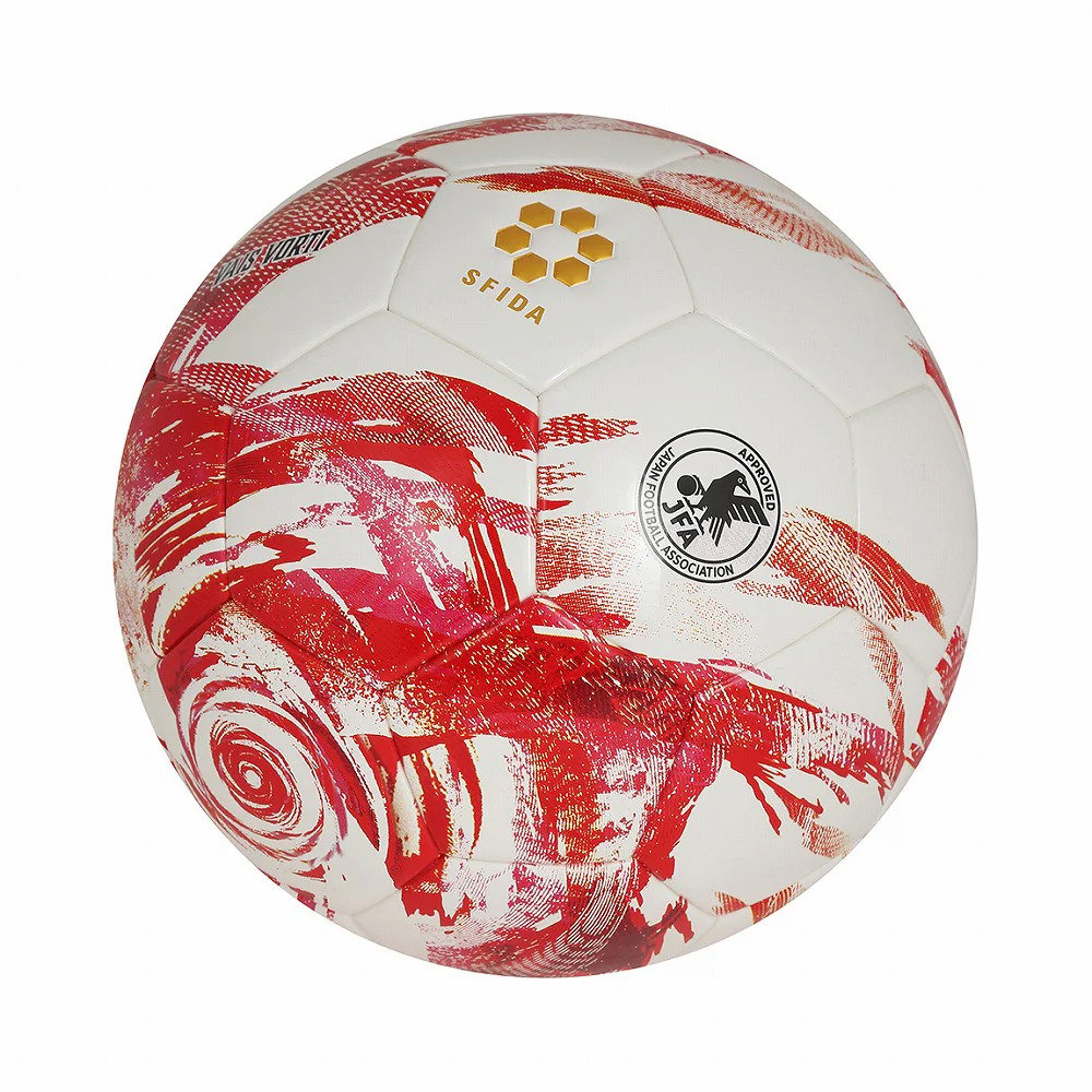 スフィーダ（SFIDA）（キッズ）【新商品】サッカーボール 4号球 検定球 VAIS VORTI JR SB-25VV03 WHT/RED