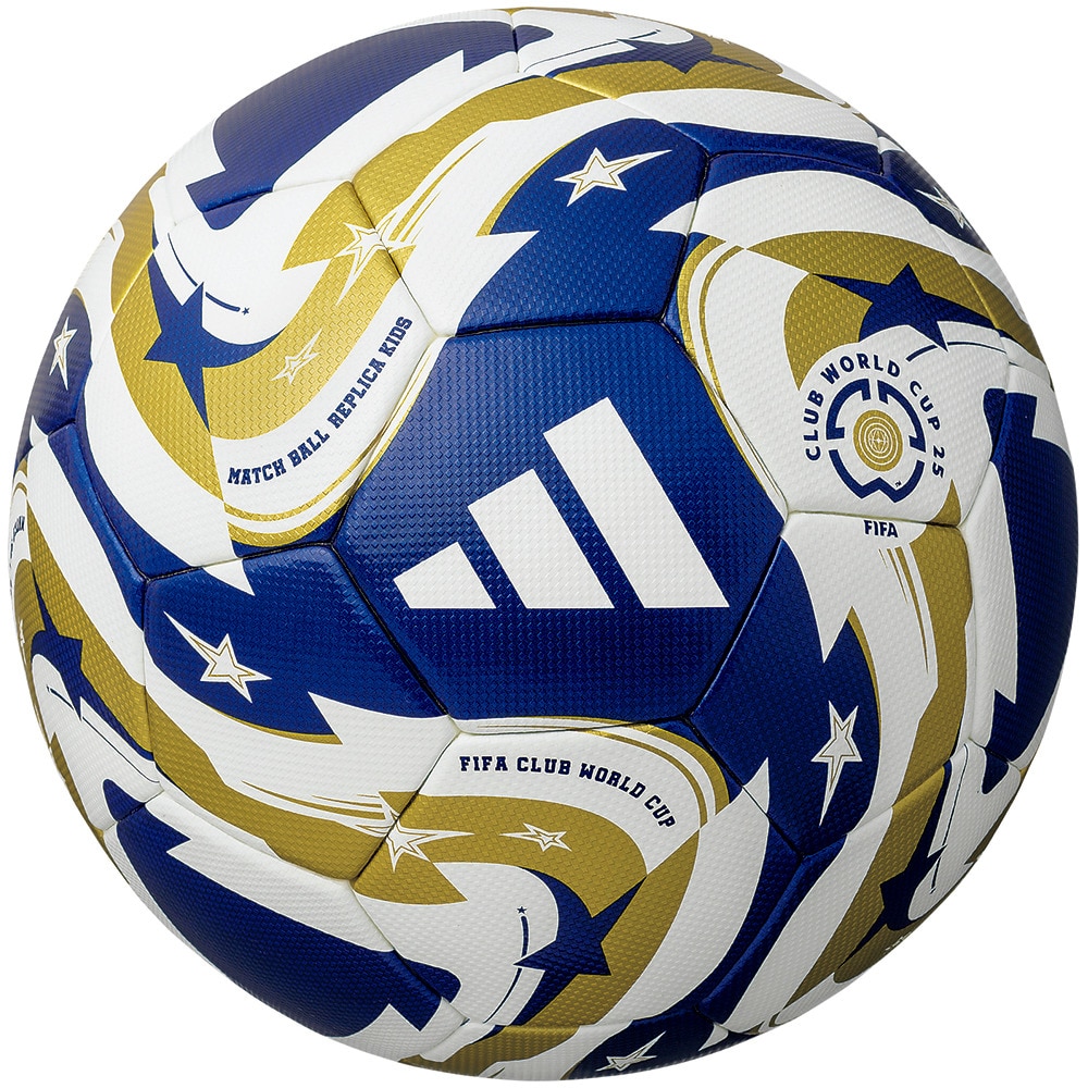 アディダス（adidas）（キッズ）サッカーボール 4号球 検定球 ムンディアル・デ・クルーベスFIFA 25 決勝球 キッズ ADF410F